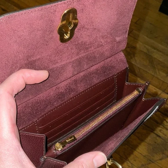 Mulberry Amberley Wallet (grained leather - oxblood) - Picture 7 of 8